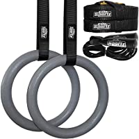 Resistentes Anillos para Gimnasia con Correas. Viene con una CUERDA DE SALTAR como Extra - Clasificados en Amazon como…